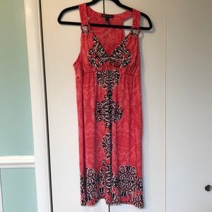 Coral dress